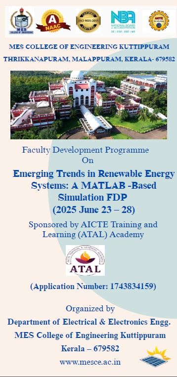 Emerging Trends in Renewable Energy Systems: A MATLAB Based Simulation FDP
