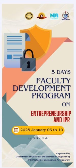 Faculty Development Program on ENTREPRENEURSHIP and IPR