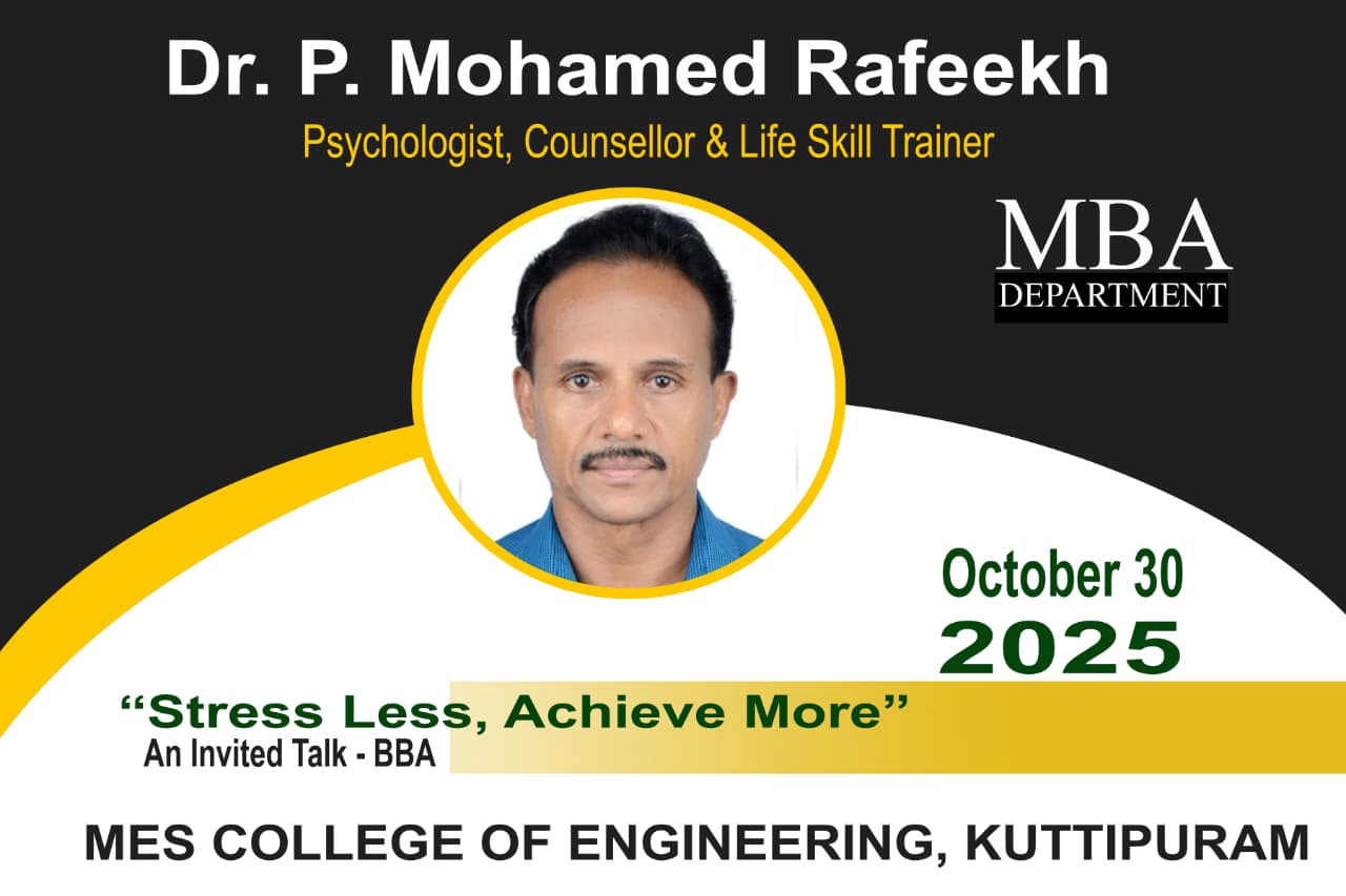 Stress Less, Achieve More - An Invited Talk