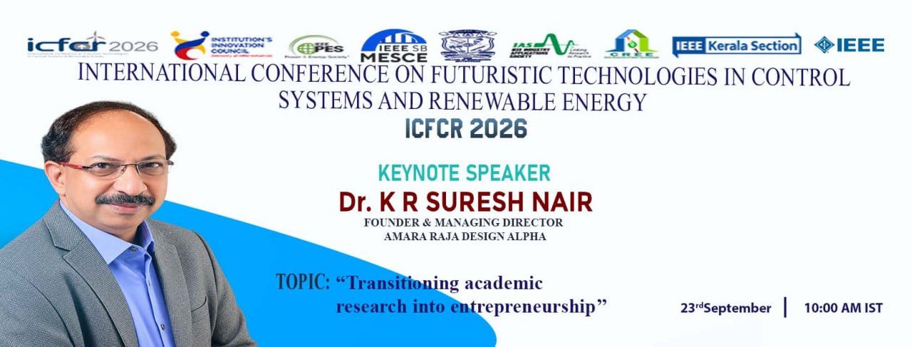 International Conference on “Futuristic technologies in Control systems & Renewable energy” (ICFCR 2026)